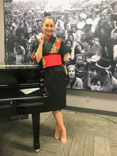 馬淵侑子さん スタジオ撮影用 着物